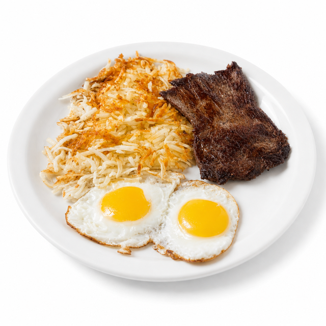 2 Egg Special & Steak.